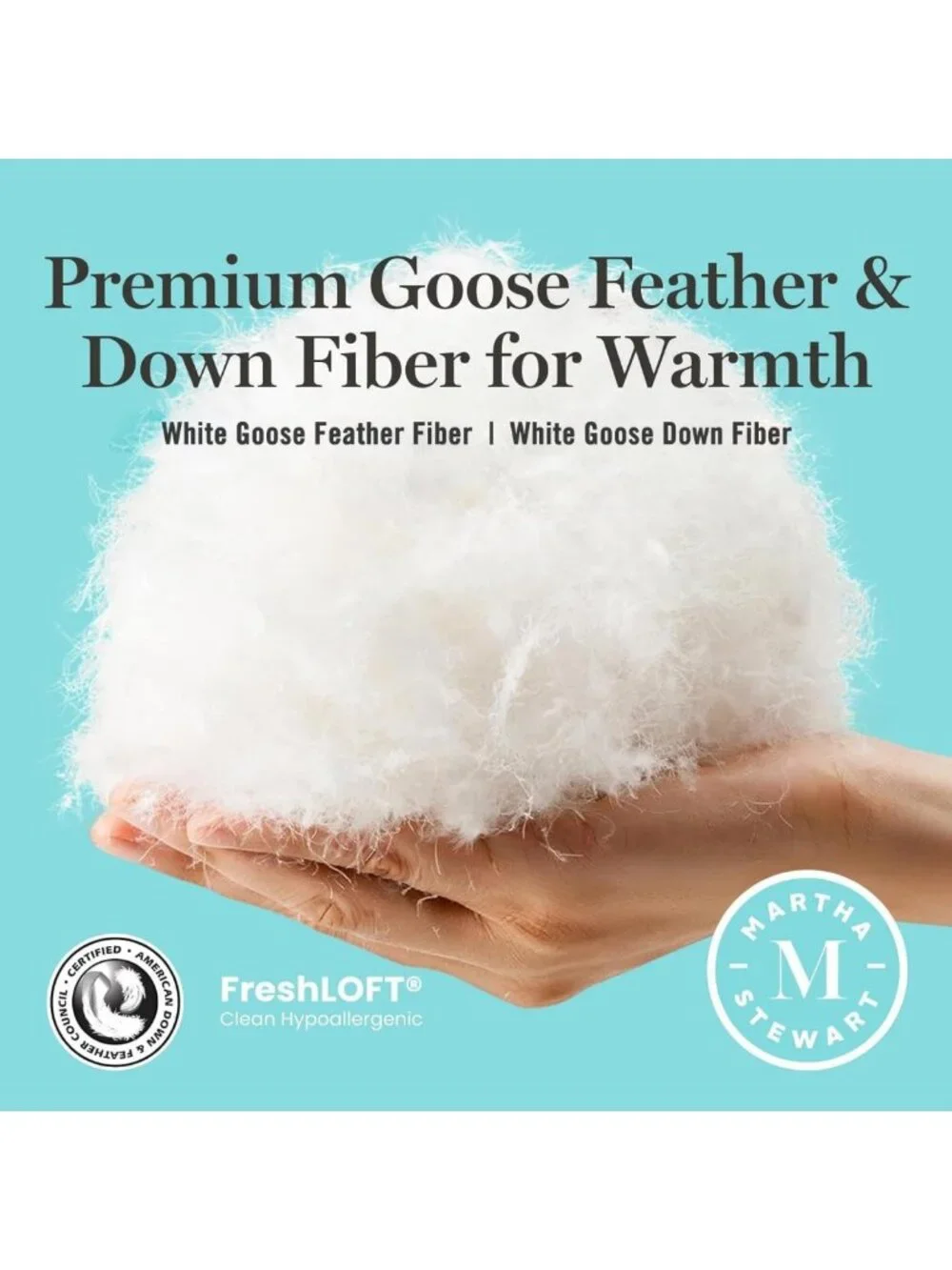 Luxury Goose Down Fiber Comforter - Twin Size, Soft & Cozy Bedding Essential